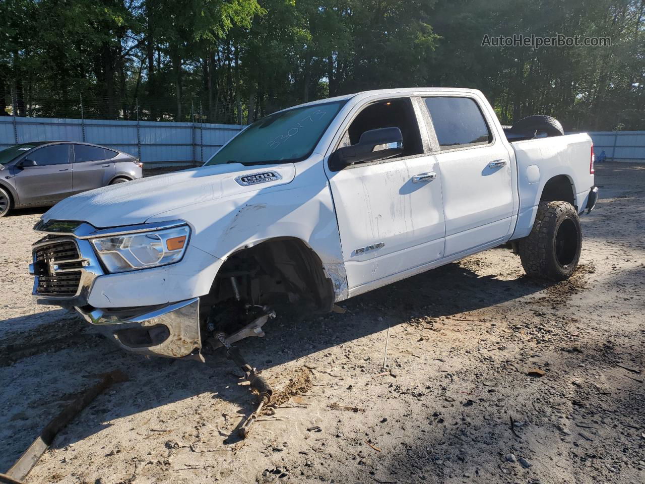 2020 Ram 1500 Big Horn/lone Star White vin: 1C6SRFFT0LN330173