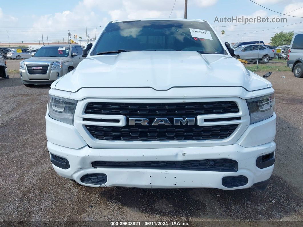 2022 Ram 1500 Lone Star  4x4 5'7 Box White vin: 1C6SRFFT0NN460862