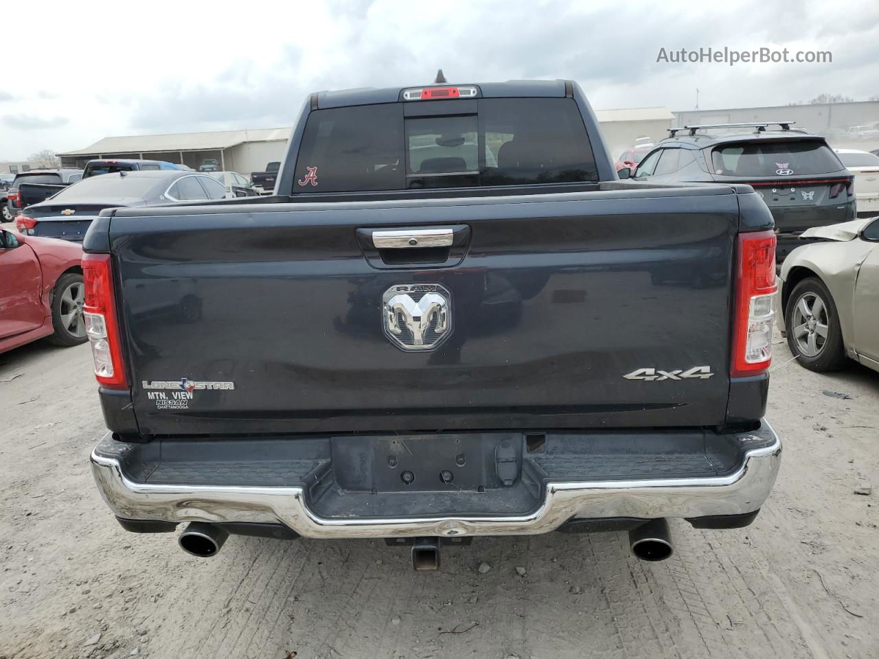 2019 Ram 1500 Big Horn/lone Star Черный vin: 1C6SRFFT1KN840286