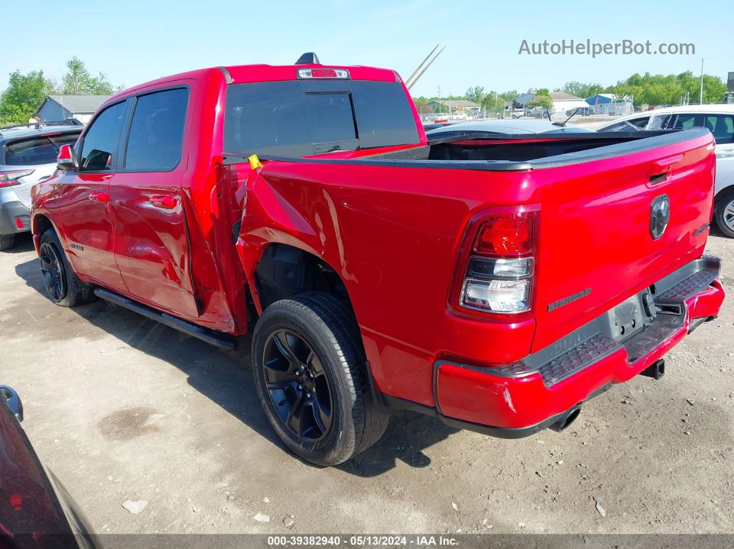 2020 Ram 1500 Big Horn  4x4 5'7 Box Красный vin: 1C6SRFFT1LN155500