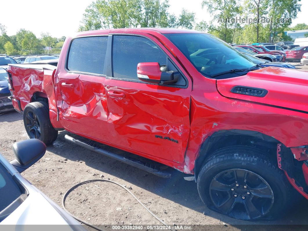 2020 Ram 1500 Big Horn  4x4 5'7 Box Red vin: 1C6SRFFT1LN155500