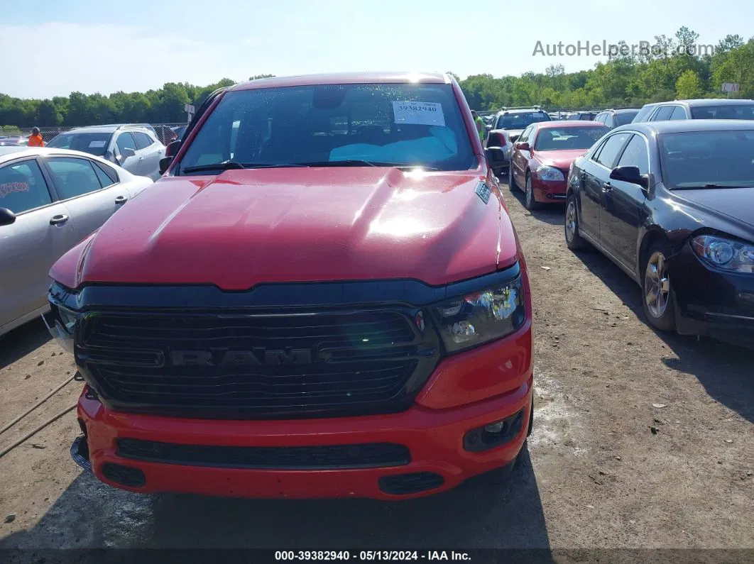 2020 Ram 1500 Big Horn  4x4 5'7 Box Red vin: 1C6SRFFT1LN155500