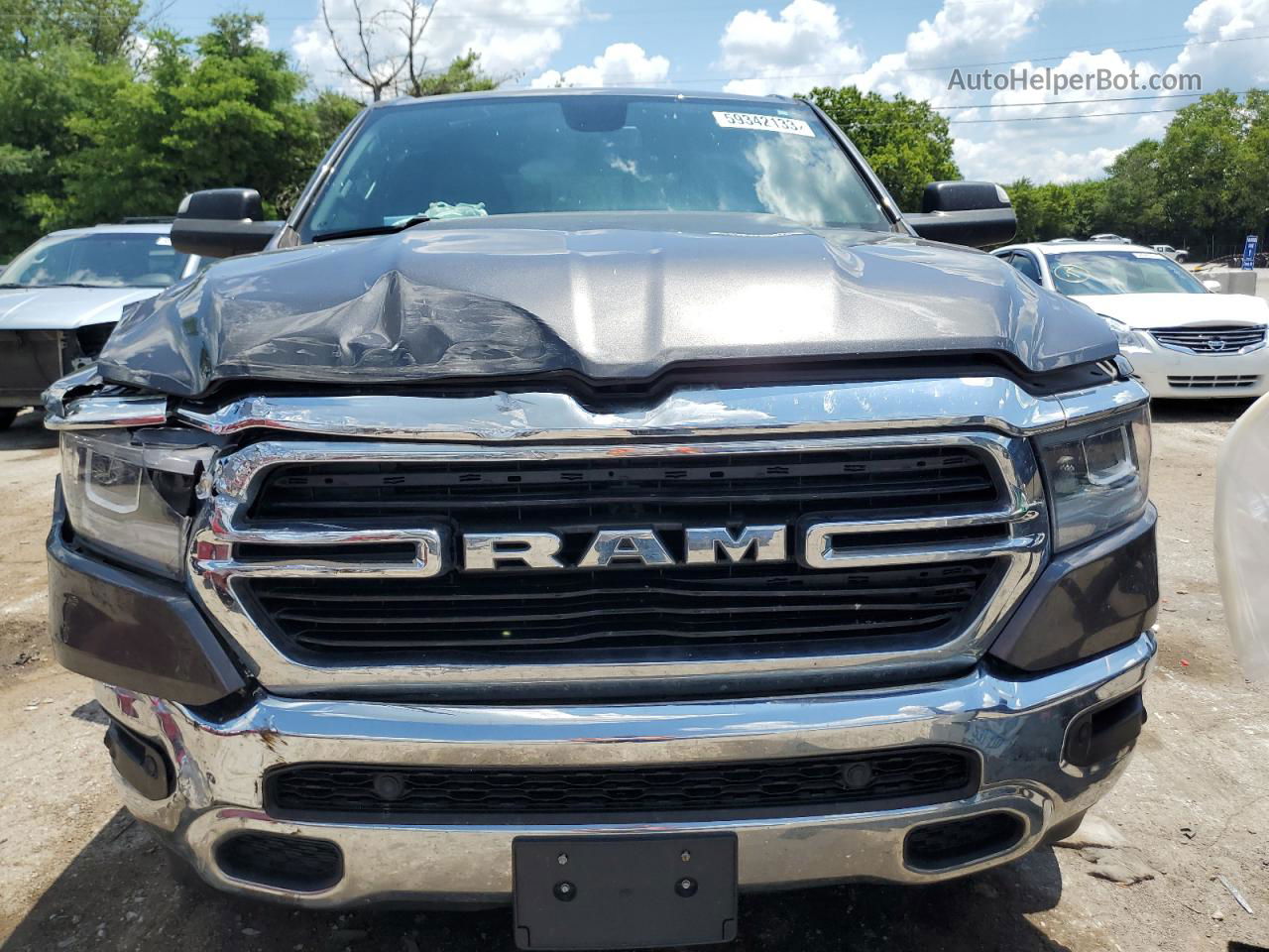 2019 Ram 1500 Big Horn/lone Star Gray vin: 1C6SRFFT2KN587821