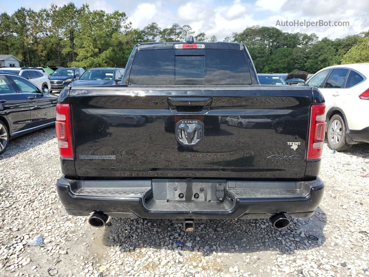 2019 Ram 1500 Big Horn/lone Star Черный vin: 1C6SRFFT2KN636807