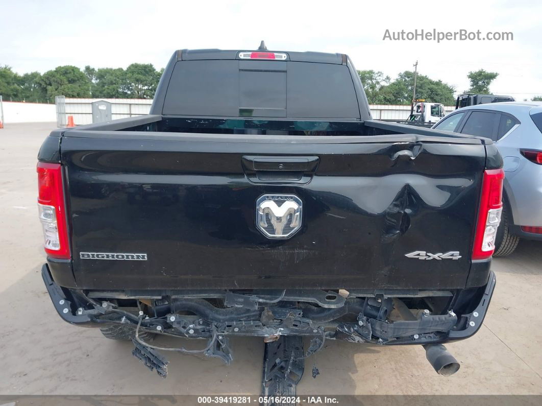 2019 Ram 1500 Big Horn/lone Star Черный vin: 1C6SRFFT2KN799487