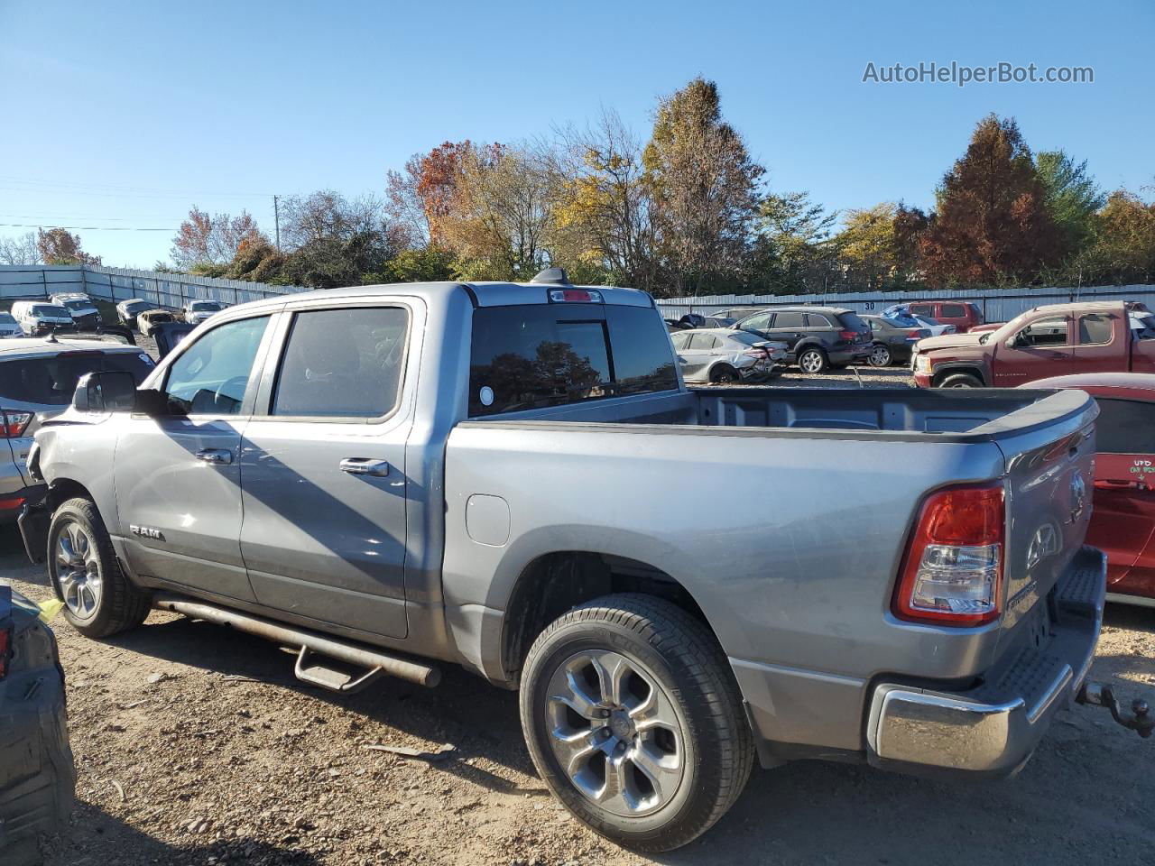 2020 Ram 1500 Big Horn/lone Star Серебряный vin: 1C6SRFFT2LN316369