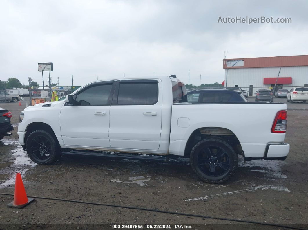 2020 Ram 1500 Big Horn  4x4 5'7 Box White vin: 1C6SRFFT2LN354796