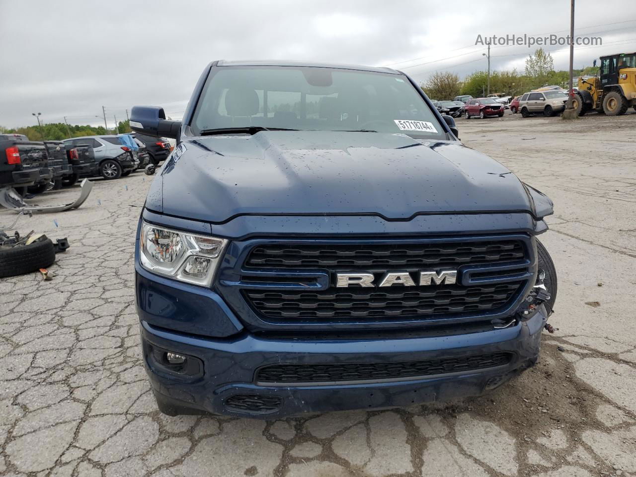 2022 Ram 1500 Big Horn/lone Star Blue vin: 1C6SRFFT2NN381757