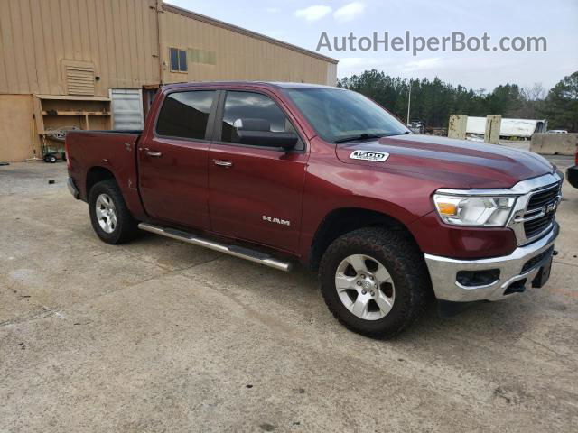 2019 Ram 1500 Big Horn/lone Star Темно-бордовый vin: 1C6SRFFT3KN625007