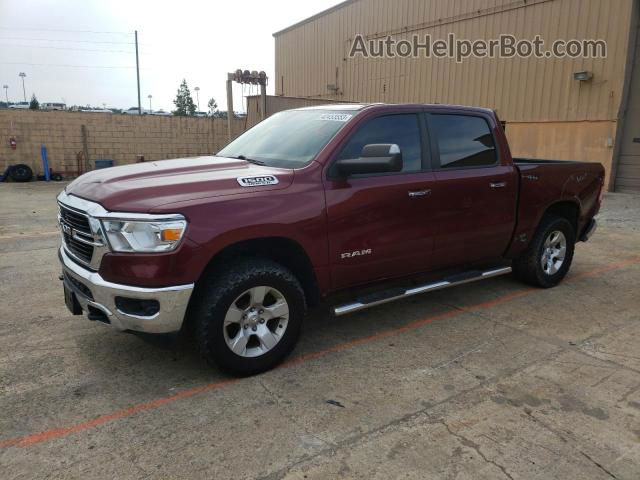 2019 Ram 1500 Big Horn/lone Star Maroon vin: 1C6SRFFT3KN625007