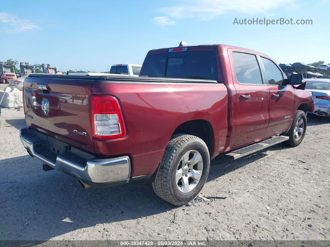 2019 Ram 1500 Big Horn/lone Star Красный vin: 1C6SRFFT3KN680637