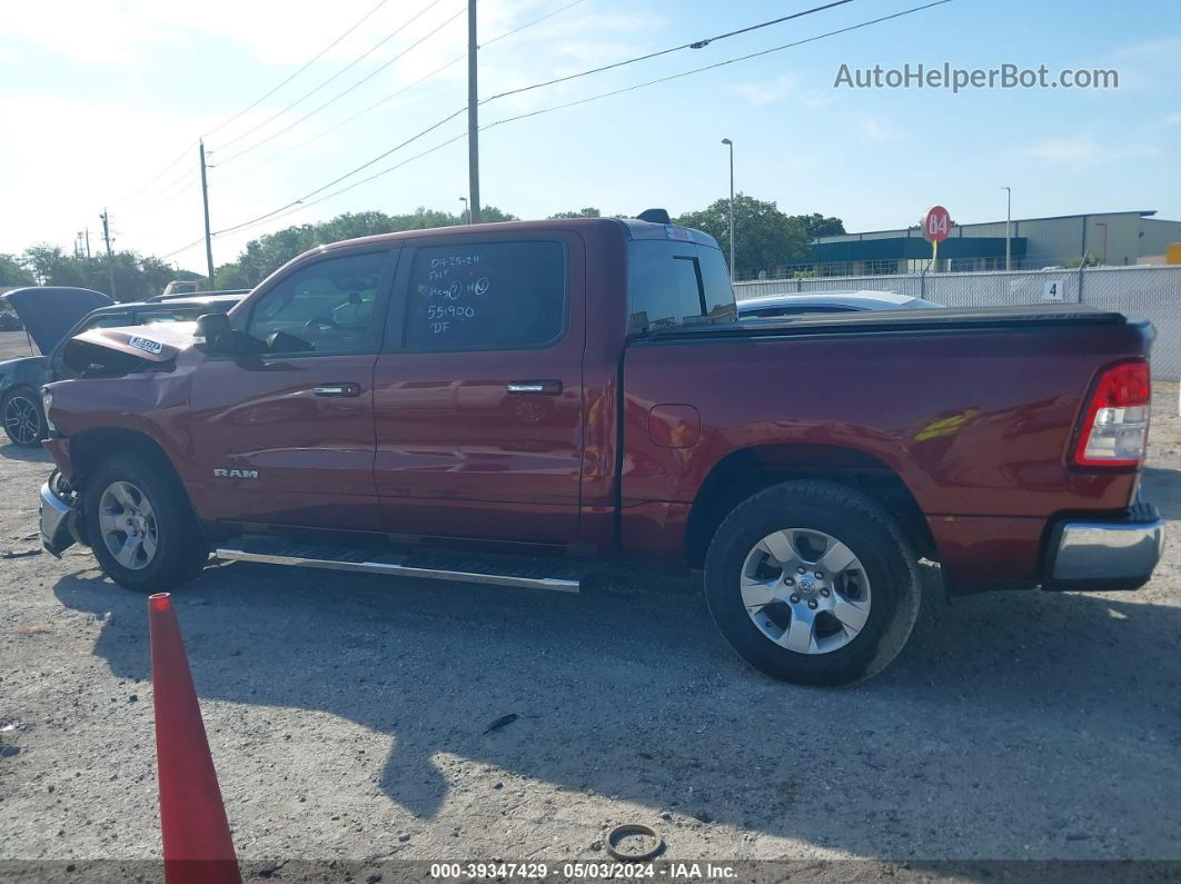 2019 Ram 1500 Big Horn/lone Star Красный vin: 1C6SRFFT3KN680637