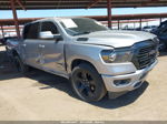 2020 Ram 1500 Big Horn  4x4 5'7 Box Silver vin: 1C6SRFFT3LN162190