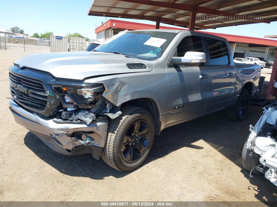 2020 Ram 1500 Big Horn  4x4 5'7 Box Silver vin: 1C6SRFFT3LN162190