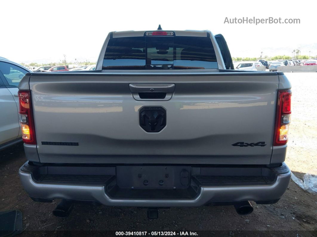 2020 Ram 1500 Big Horn  4x4 5'7 Box Silver vin: 1C6SRFFT3LN162190