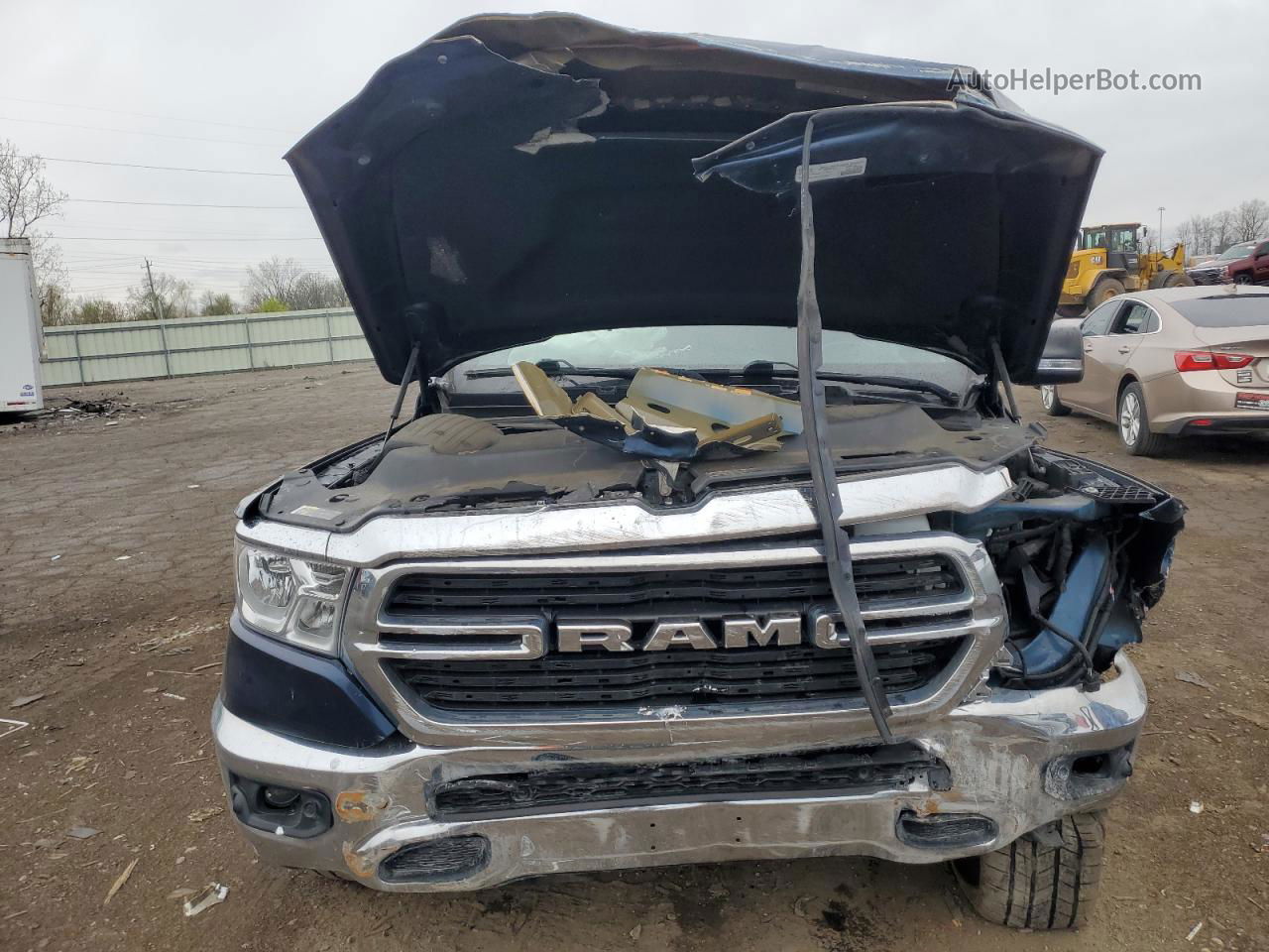 2019 Ram 1500 Big Horn/lone Star Blue vin: 1C6SRFFT4KN573449