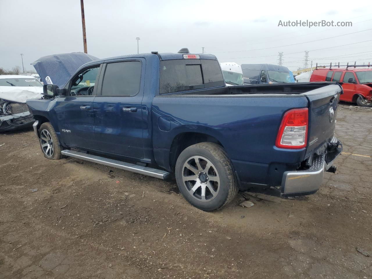 2019 Ram 1500 Big Horn/lone Star Blue vin: 1C6SRFFT4KN573449