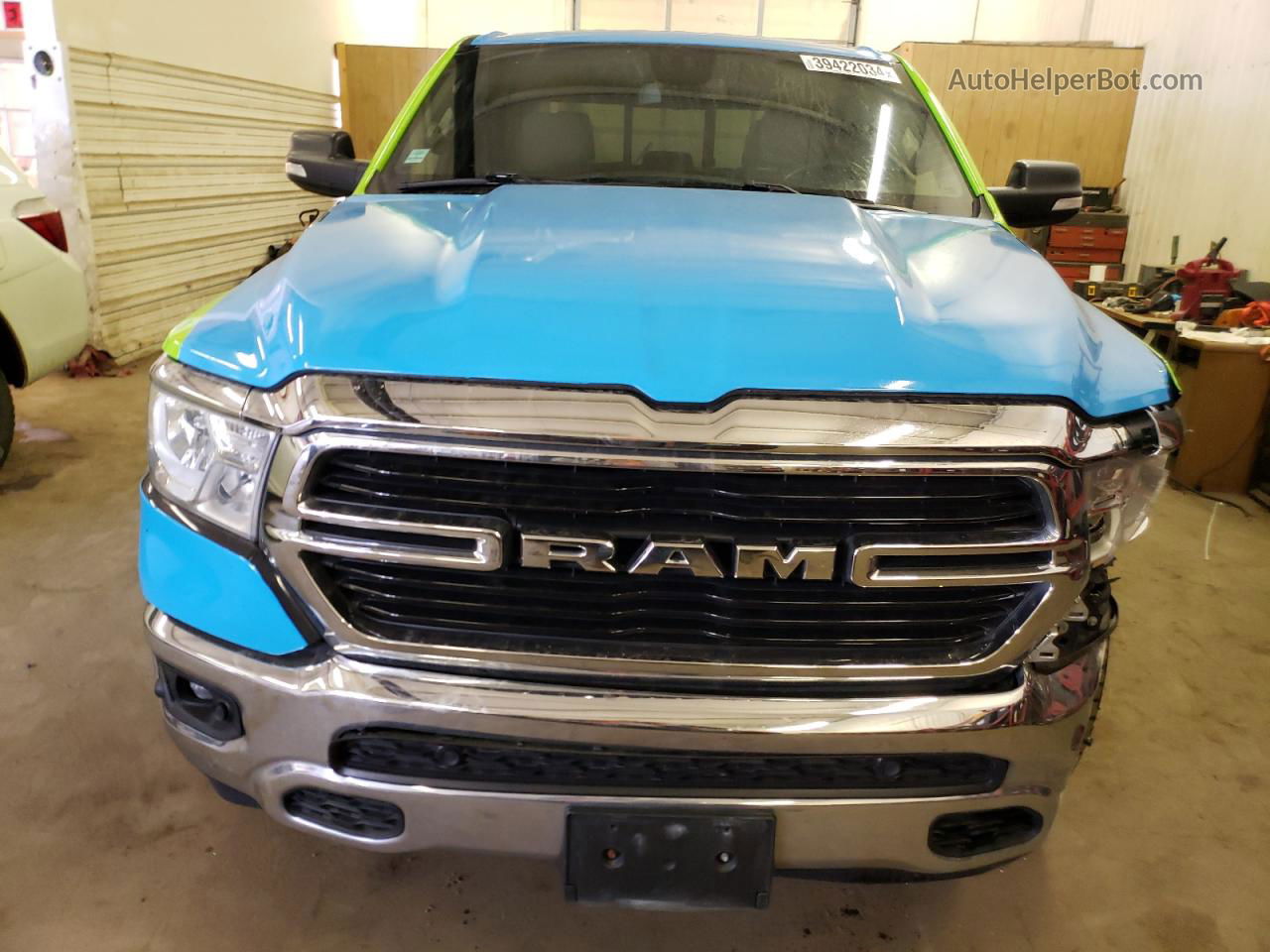 2019 Ram 1500 Big Horn/lone Star Green vin: 1C6SRFFT4KN657822