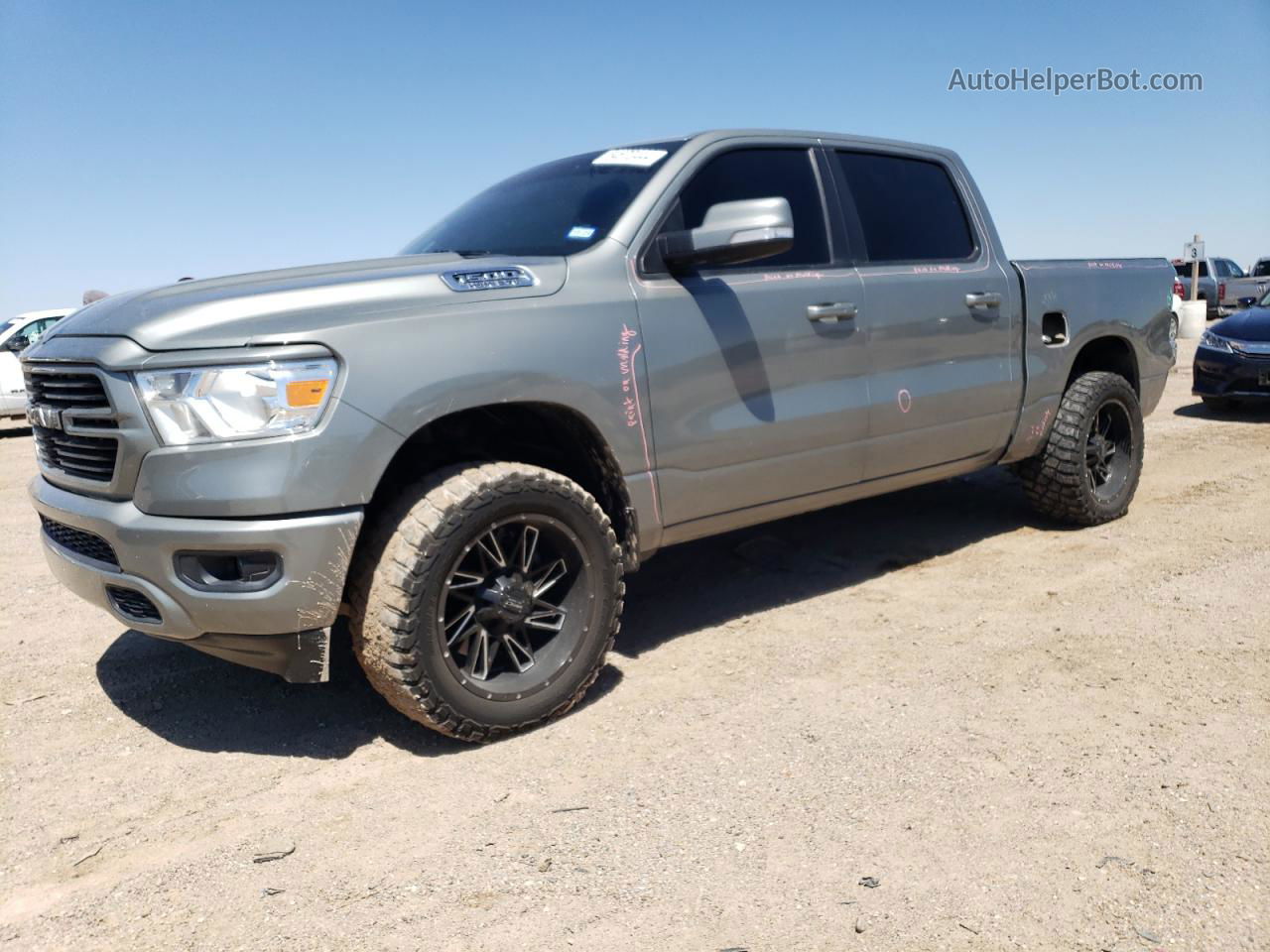 2019 Ram 1500 Big Horn/lone Star Gray vin: 1C6SRFFT4KN788636