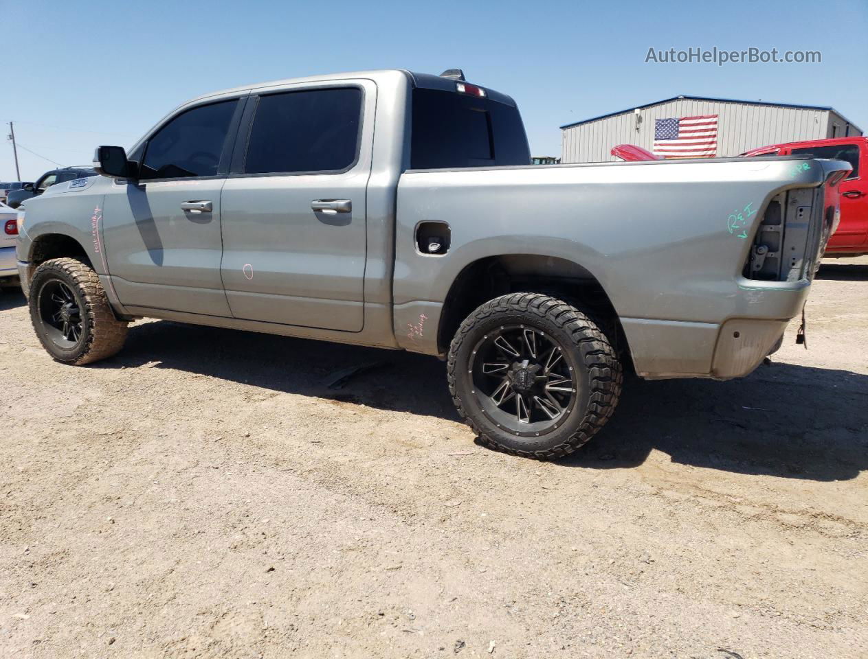 2019 Ram 1500 Big Horn/lone Star Серый vin: 1C6SRFFT4KN788636