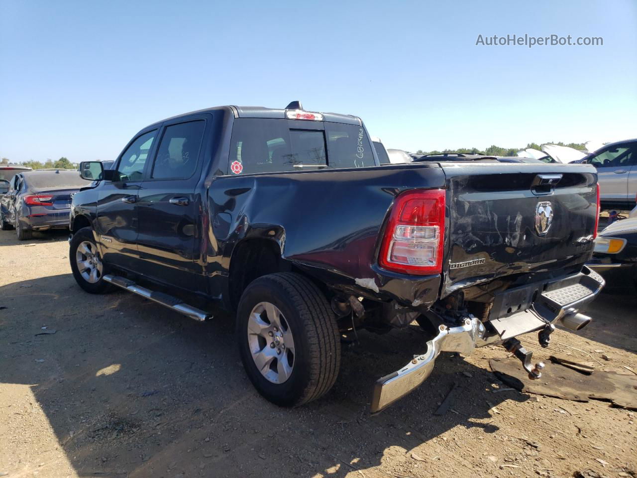 2019 Ram 1500 Big Horn/lone Star Charcoal vin: 1C6SRFFT4KN838838