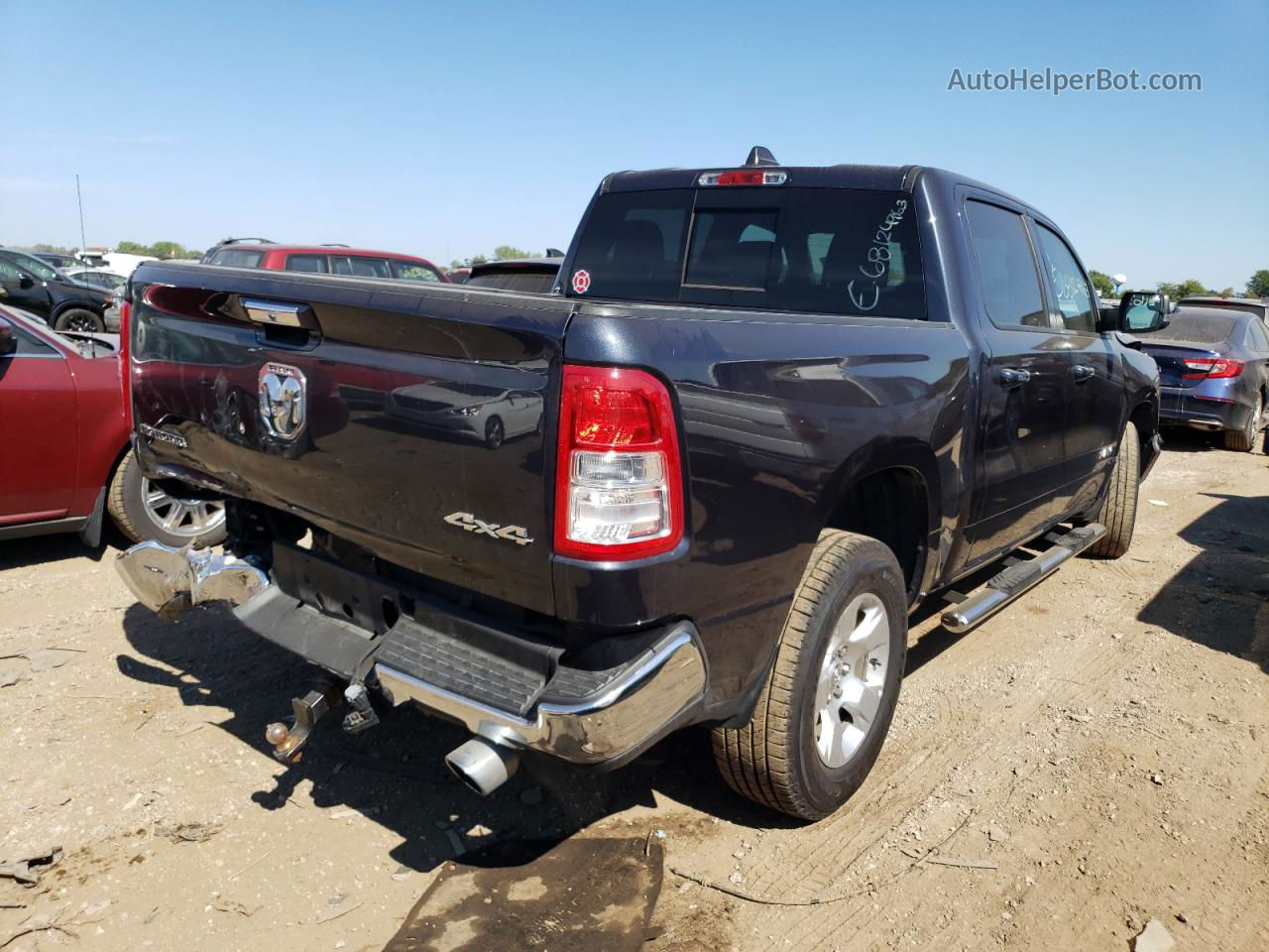 2019 Ram 1500 Big Horn/lone Star Угольный vin: 1C6SRFFT4KN838838