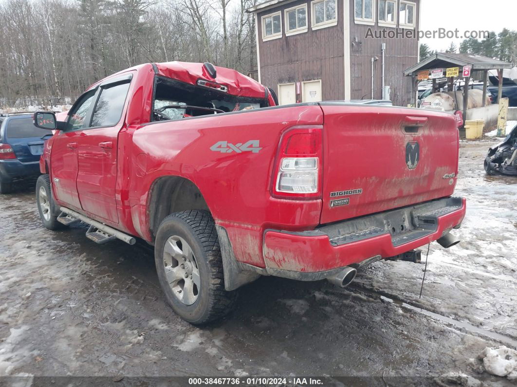 2019 Ram 1500 Big Horn/lone Star  4x4 5'7 Box Red vin: 1C6SRFFT4KN859169