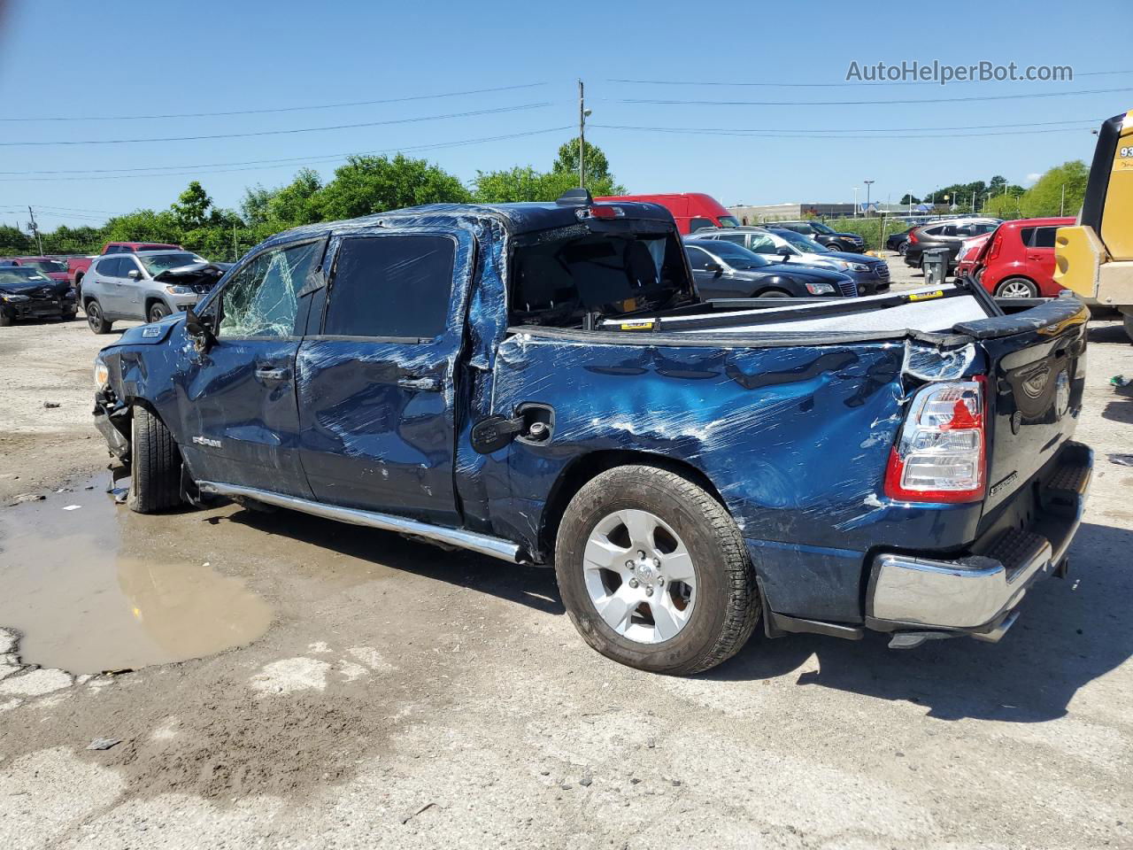 2022 Ram 1500 Big Horn/lone Star Blue vin: 1C6SRFFT4NN392579