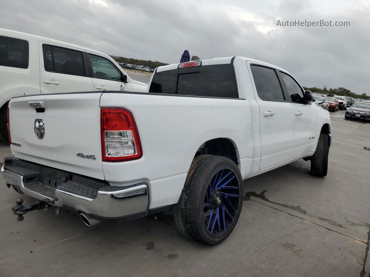 2019 Ram 1500 Big Horn/lone Star White vin: 1C6SRFFT5KN695088