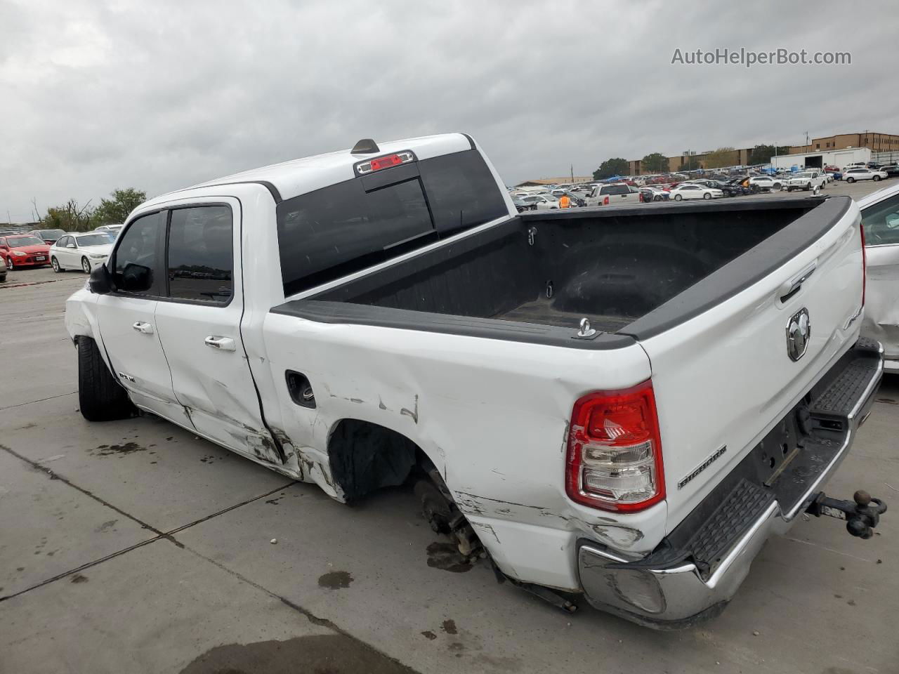 2019 Ram 1500 Big Horn/lone Star White vin: 1C6SRFFT5KN695088