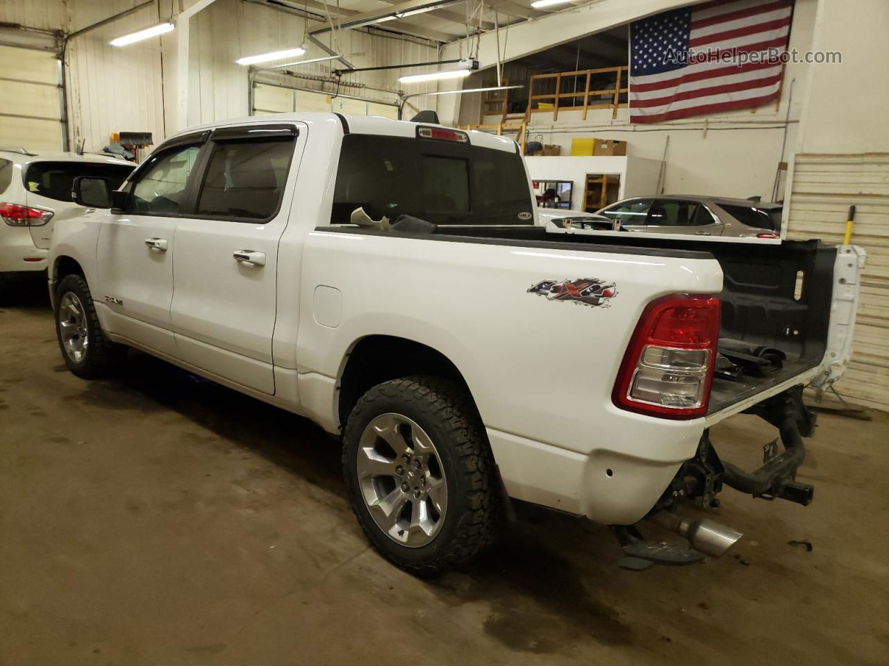 2019 Ram 1500 Big Horn/lone Star White vin: 1C6SRFFT5KN762191