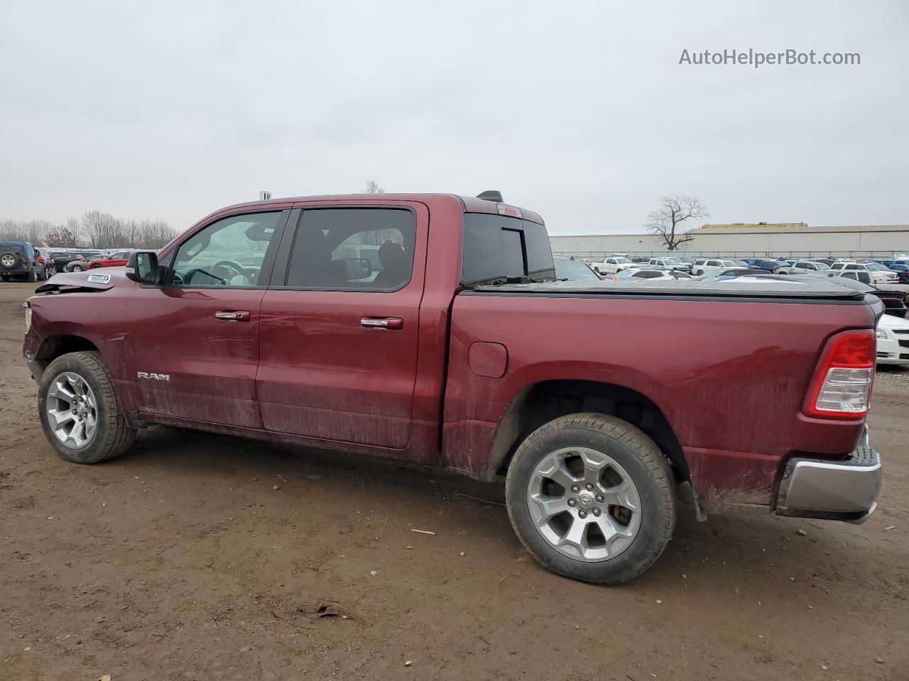 2019 Ram 1500 Big Horn/lone Star Бордовый vin: 1C6SRFFT5KN895100