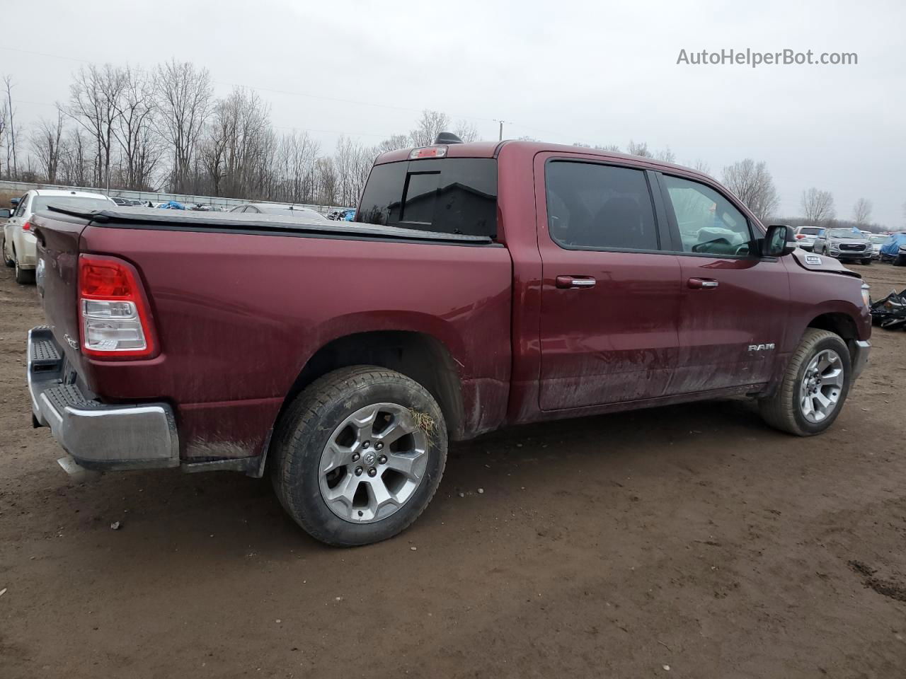 2019 Ram 1500 Big Horn/lone Star Burgundy vin: 1C6SRFFT5KN895100