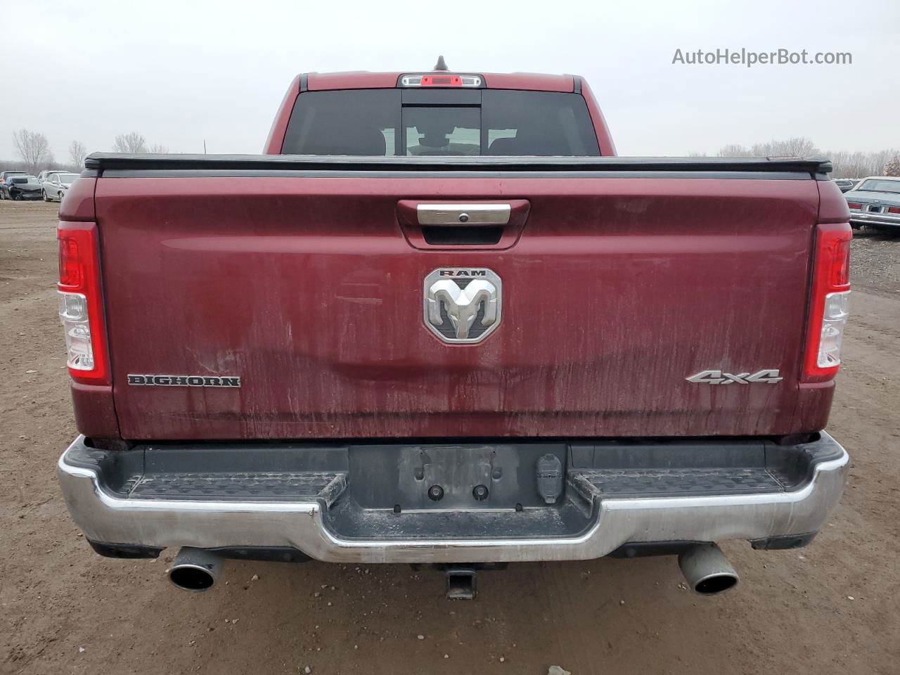 2019 Ram 1500 Big Horn/lone Star Burgundy vin: 1C6SRFFT5KN895100