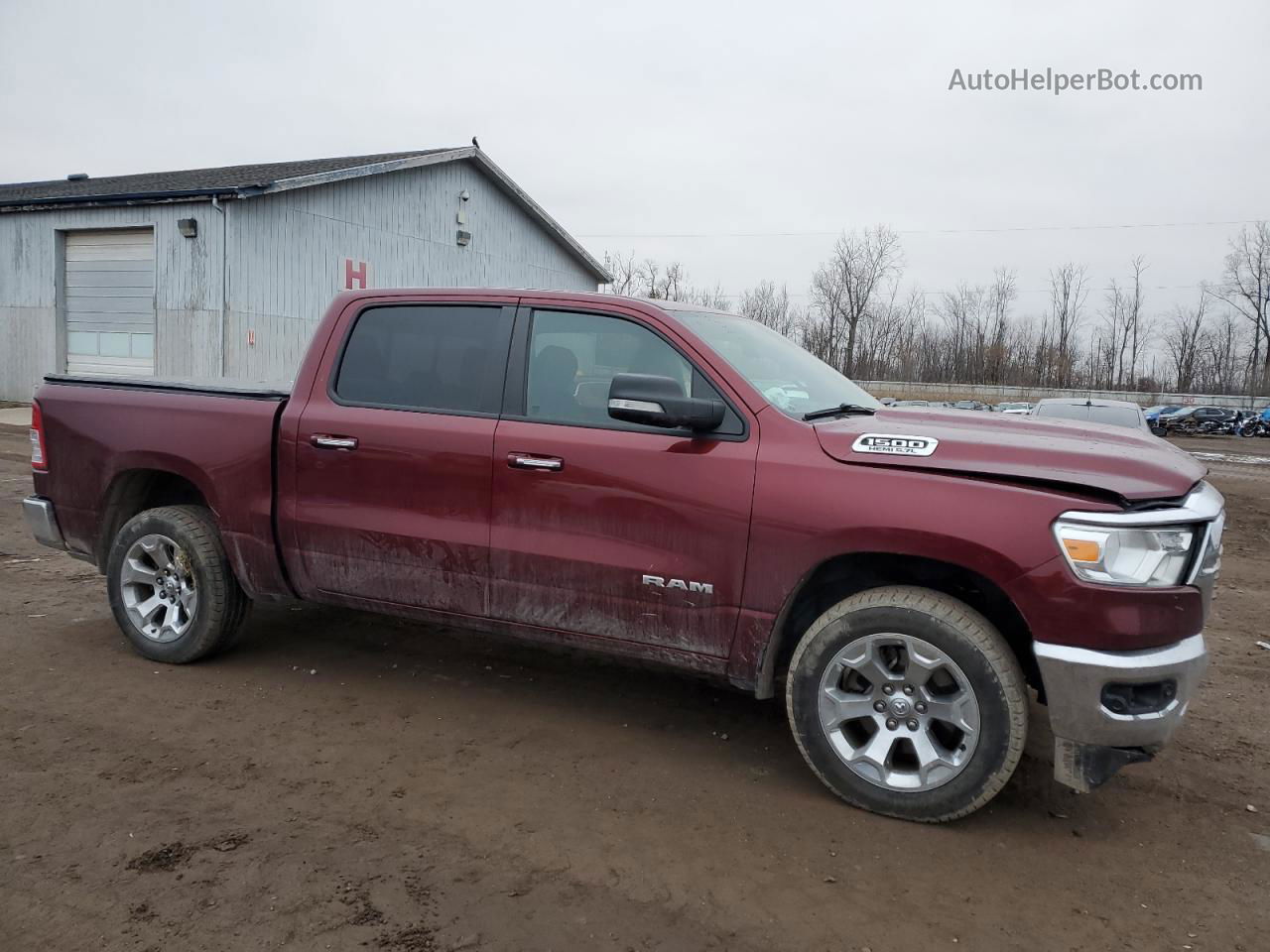 2019 Ram 1500 Big Horn/lone Star Burgundy vin: 1C6SRFFT5KN895100