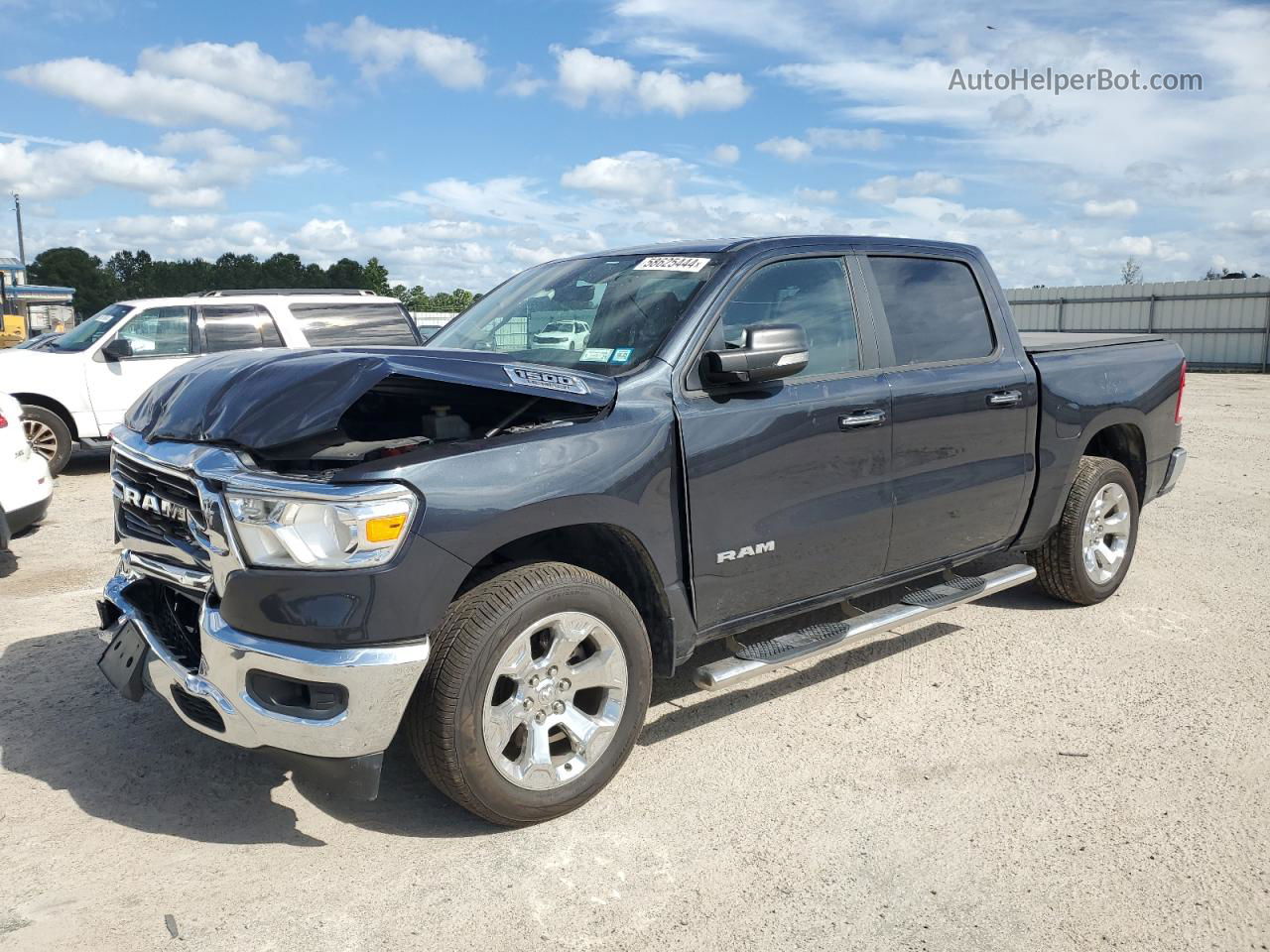 2020 Ram 1500 Big Horn/lone Star Угольный vin: 1C6SRFFT5LN165592