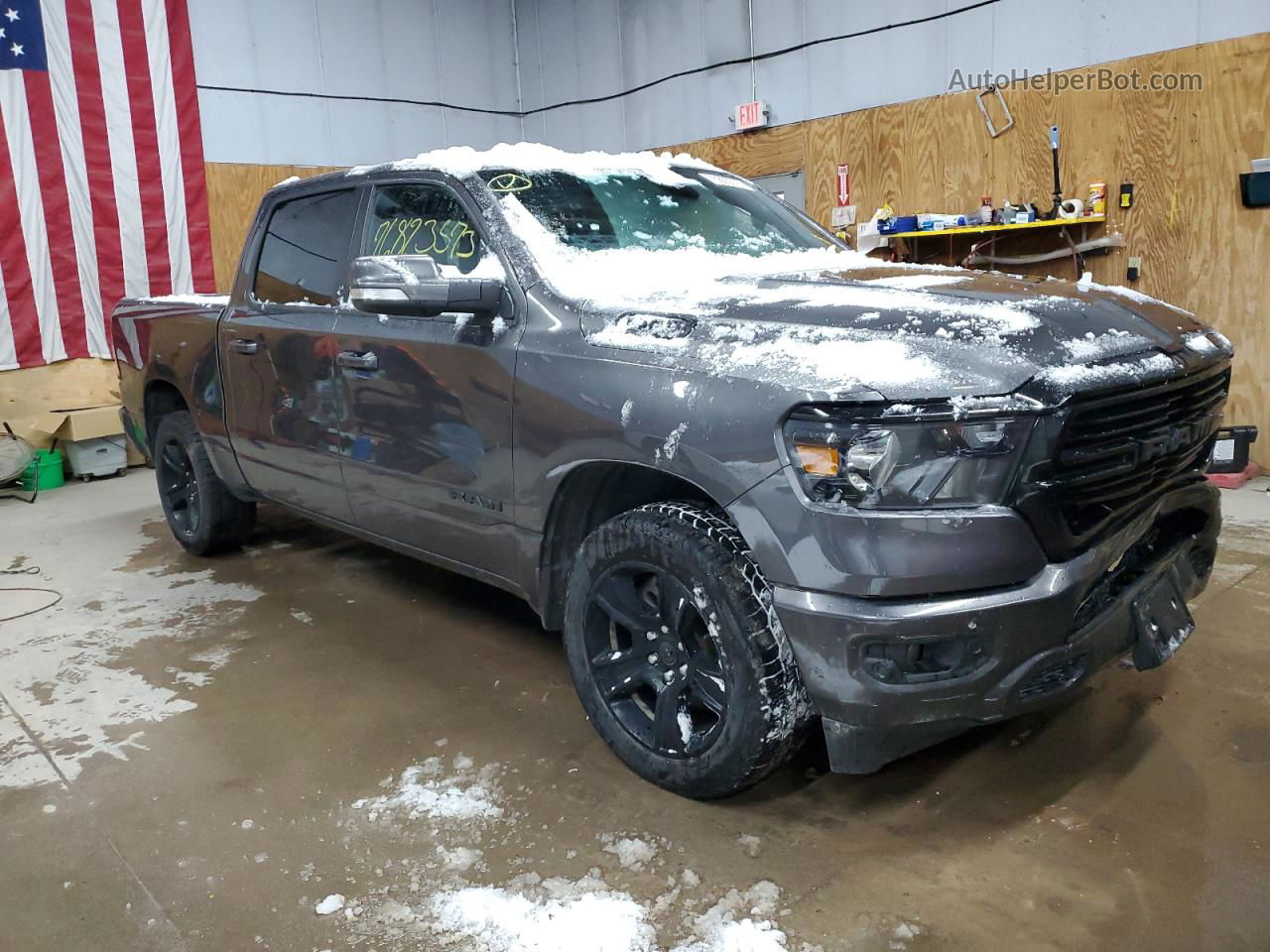 2020 Ram 1500 Big Horn/lone Star Gray vin: 1C6SRFFT5LN313059