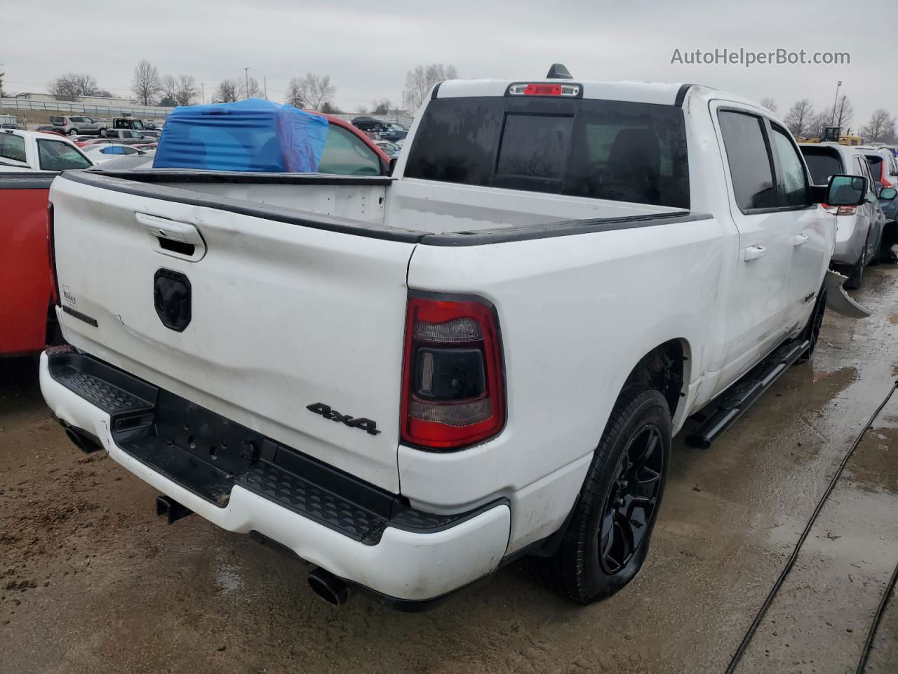 2020 Ram 1500 Big Horn/lone Star White vin: 1C6SRFFT5LN399411