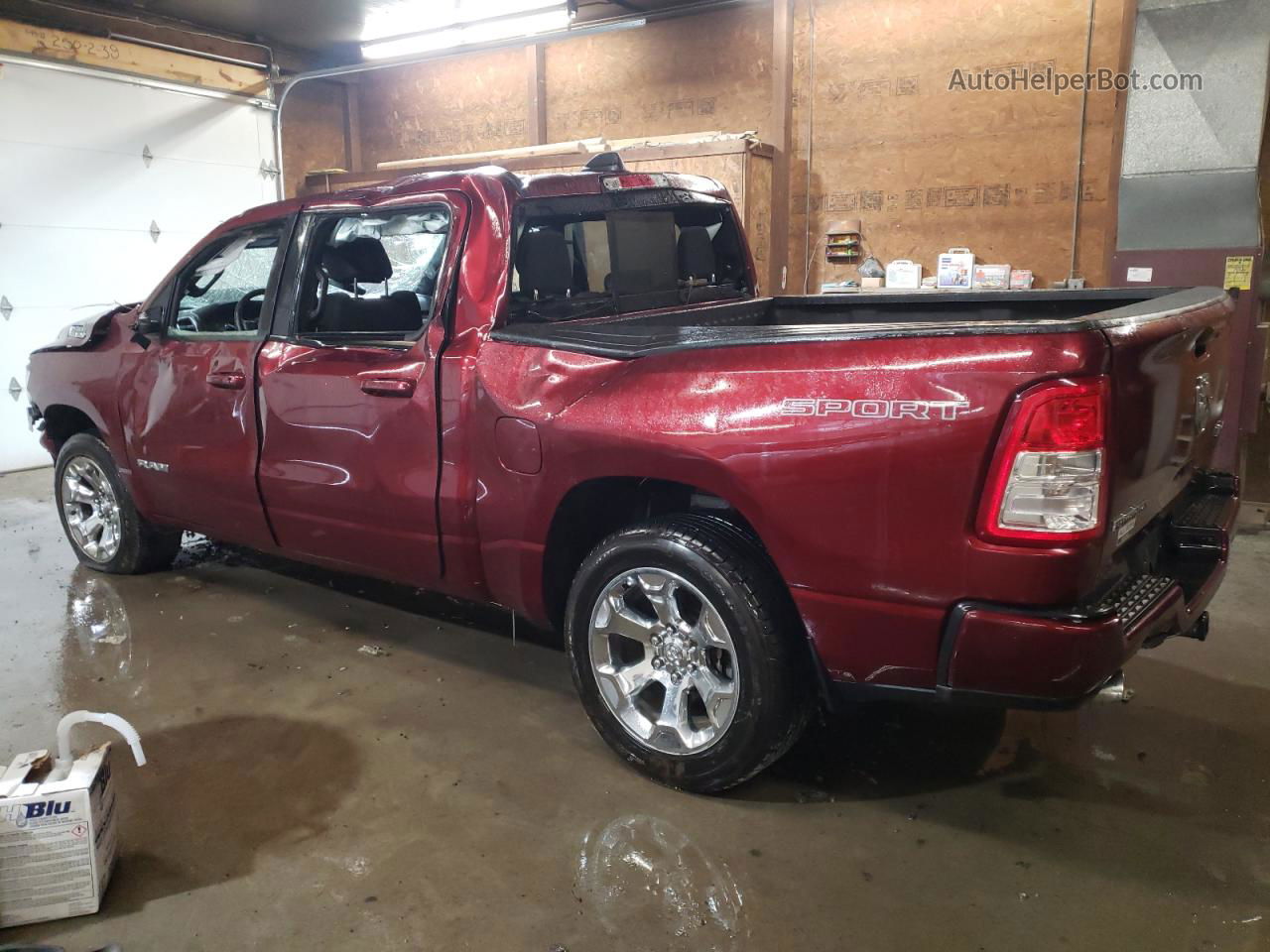 2022 Ram 1500 Big Horn/lone Star Maroon vin: 1C6SRFFT5NN137245