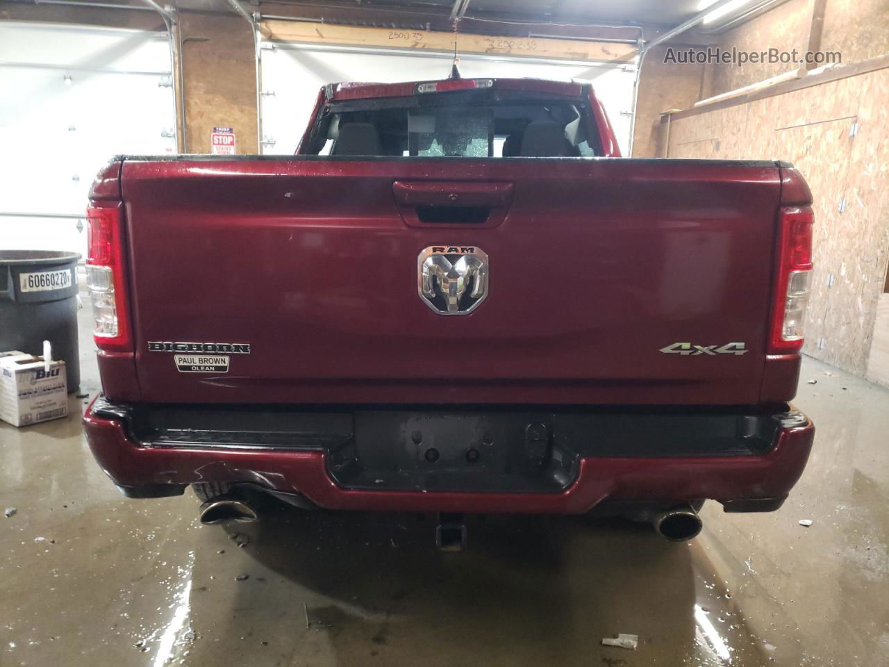 2022 Ram 1500 Big Horn/lone Star Maroon vin: 1C6SRFFT5NN137245