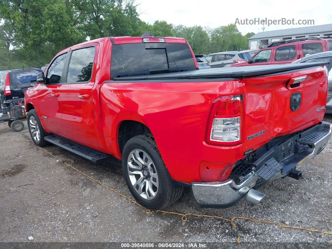 2019 Ram 1500 Big Horn/lone Star  4x4 5'7 Box Red vin: 1C6SRFFT6KN644621