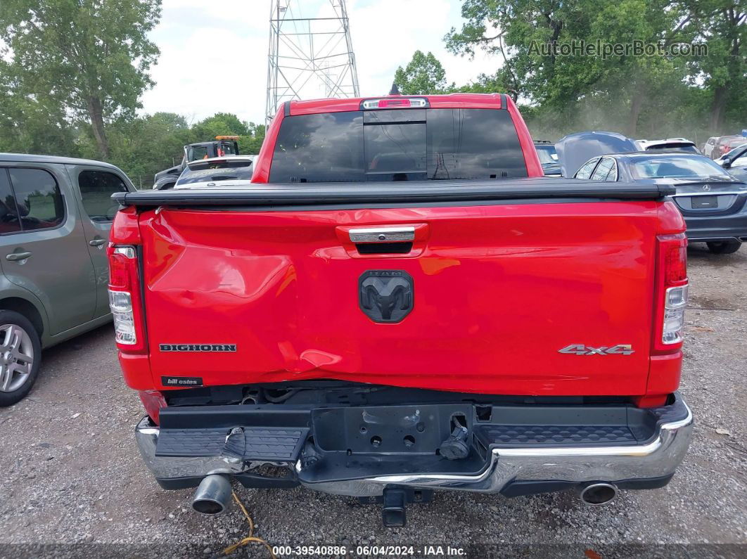 2019 Ram 1500 Big Horn/lone Star  4x4 5'7 Box Red vin: 1C6SRFFT6KN644621