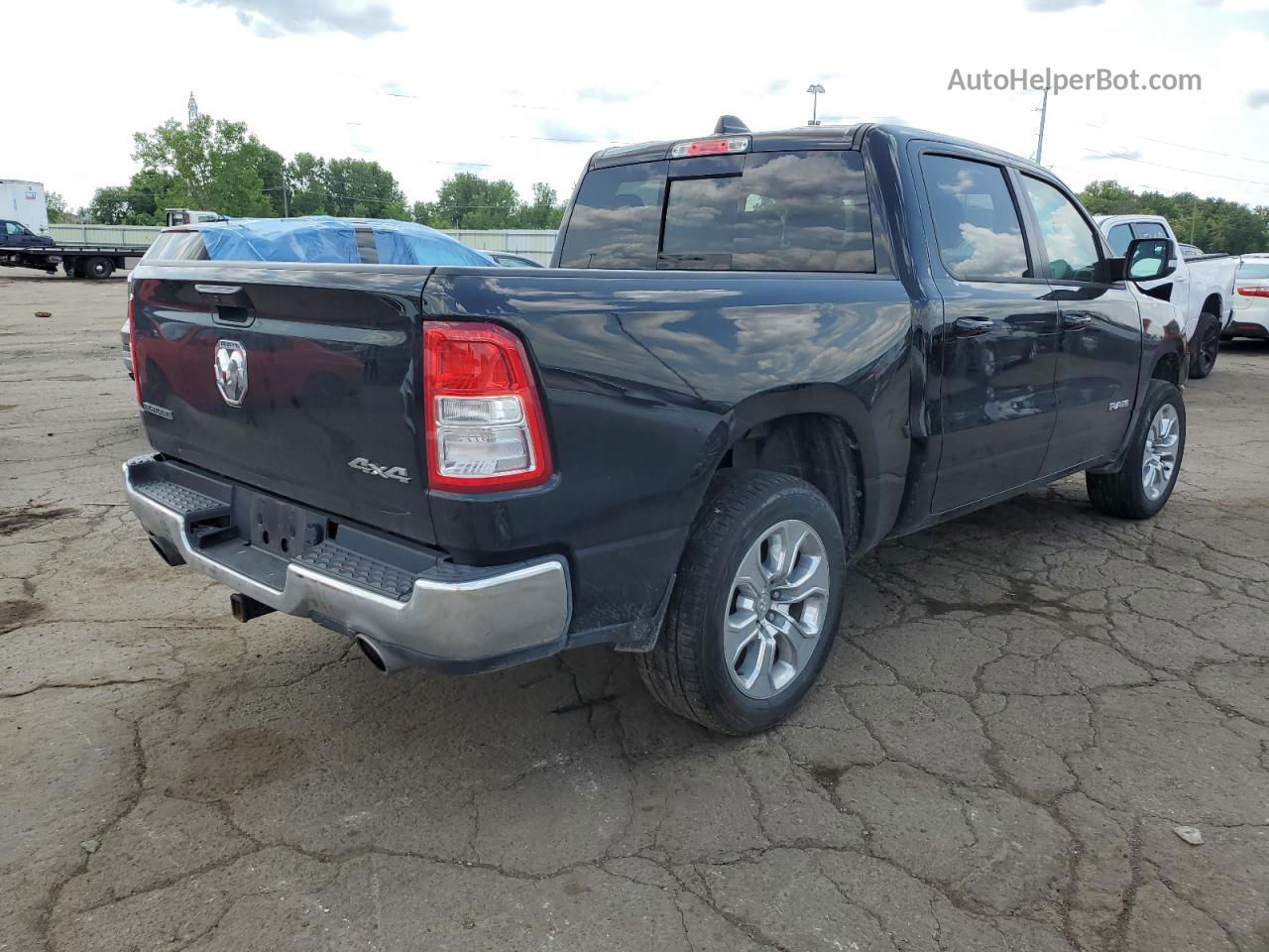 2022 Ram 1500 Big Horn/lone Star Black vin: 1C6SRFFT6NN128666