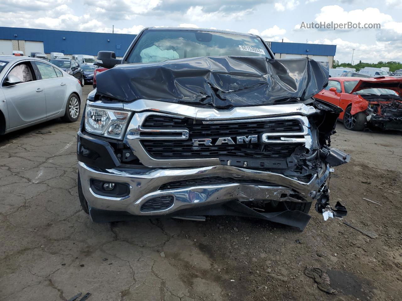 2022 Ram 1500 Big Horn/lone Star Black vin: 1C6SRFFT6NN128666