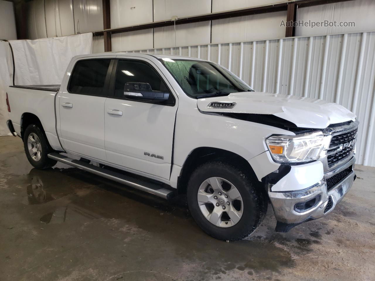 2022 Ram 1500 Big Horn/lone Star White vin: 1C6SRFFT6NN241565