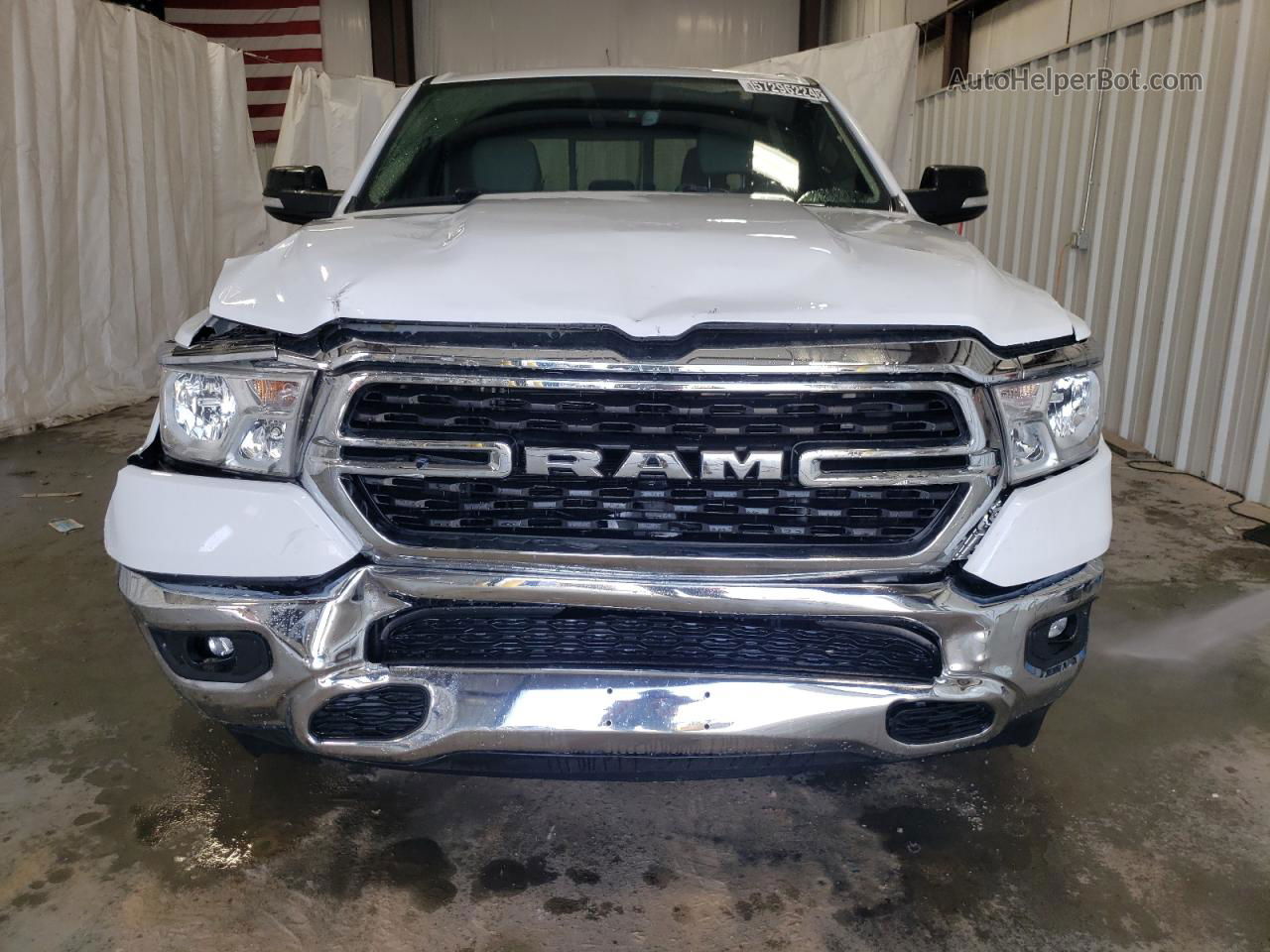 2022 Ram 1500 Big Horn/lone Star White vin: 1C6SRFFT6NN241565