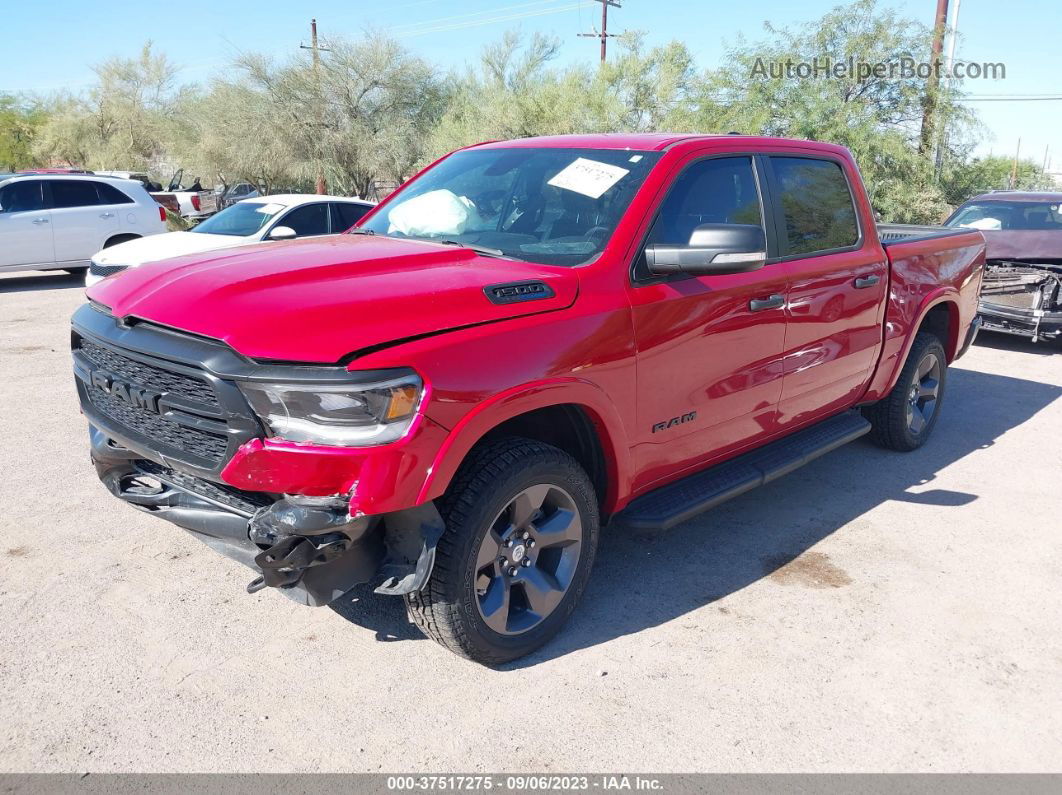 2022 Ram 1500 Big Horn Red vin: 1C6SRFFT6NN250881