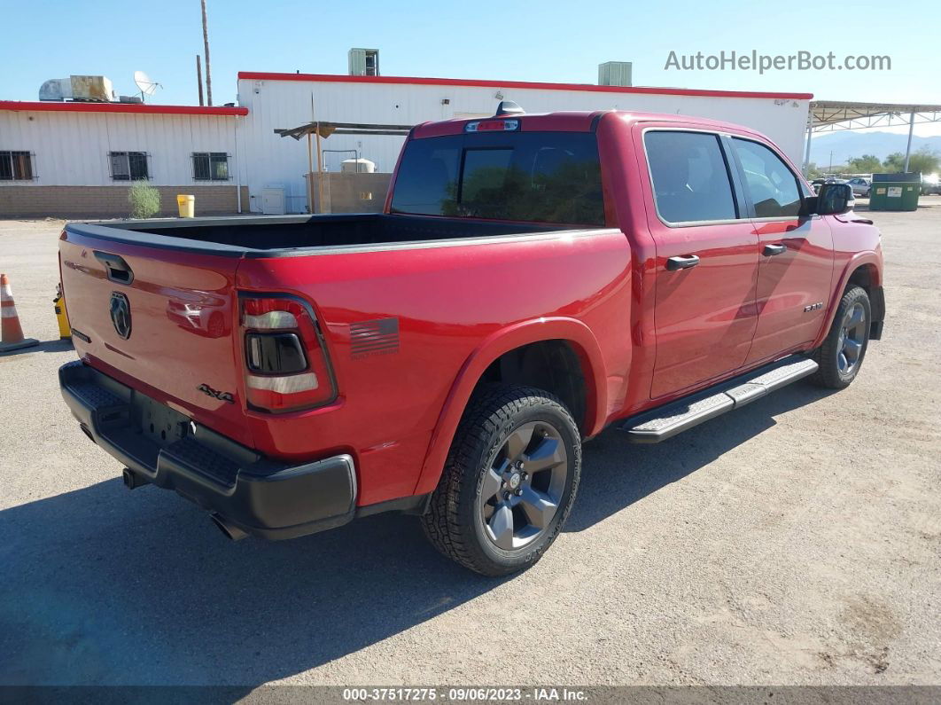 2022 Ram 1500 Big Horn Red vin: 1C6SRFFT6NN250881