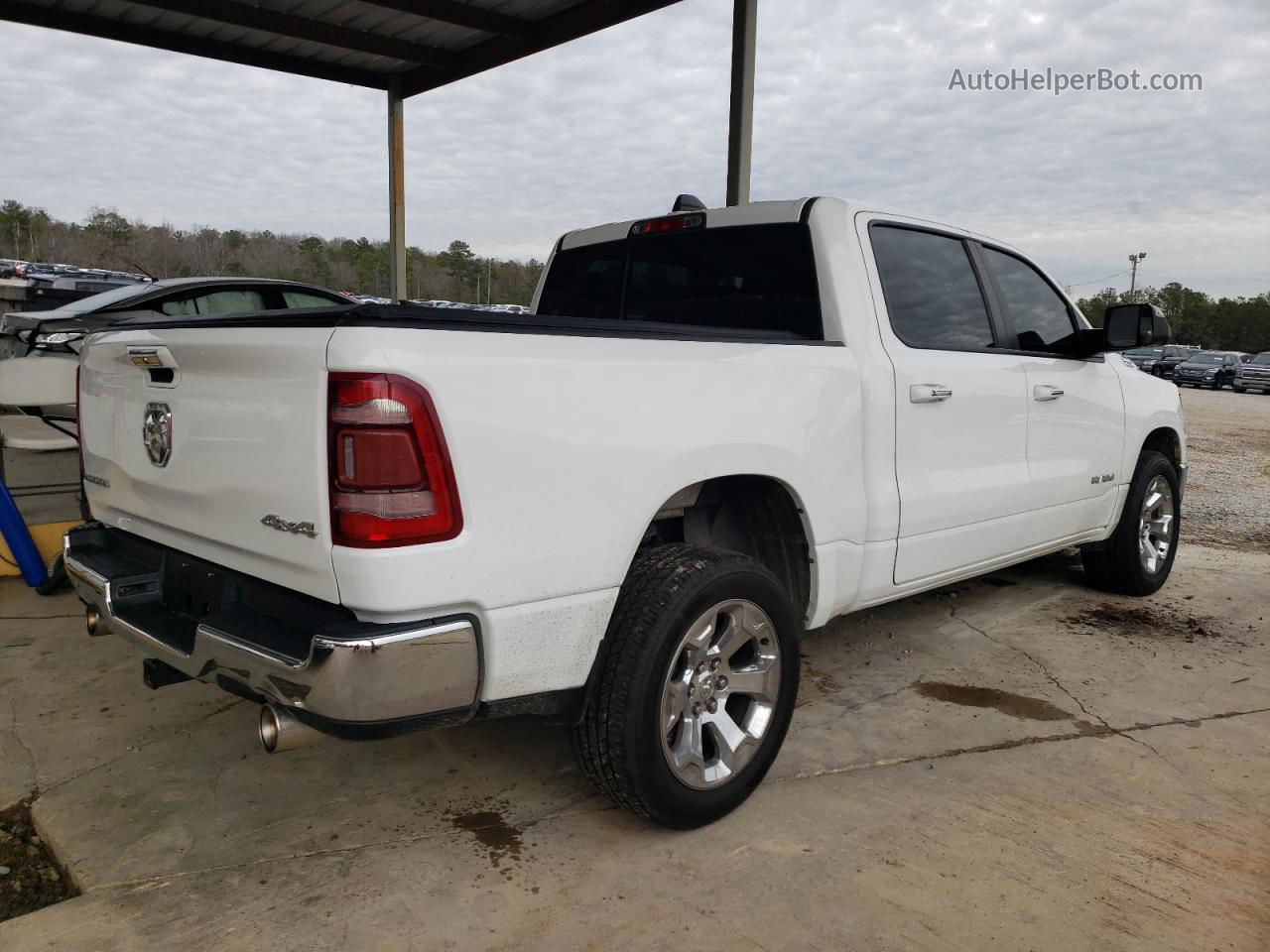 2019 Ram 1500 Big Horn/lone Star White vin: 1C6SRFFT7KN538095