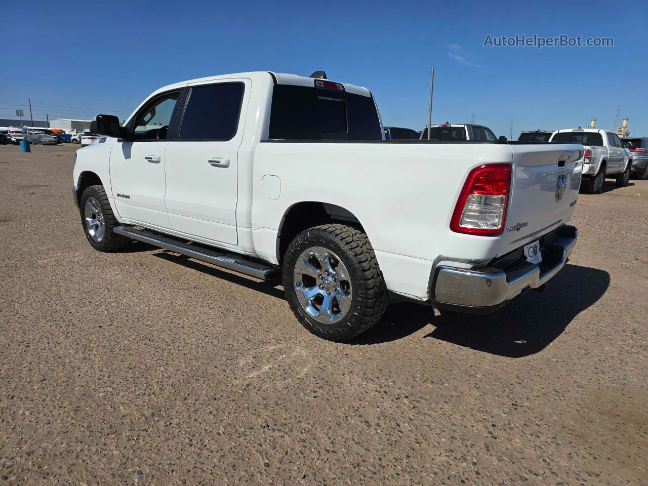 2019 Ram 1500 Big Horn/lone Star White vin: 1C6SRFFT7KN569945